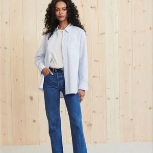 JENNI KAYNE Boyfriend Shirt blue